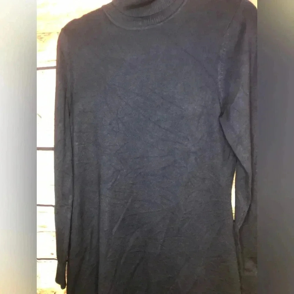 Navy Blue Long sleeve Dress - Picture 6 of 16